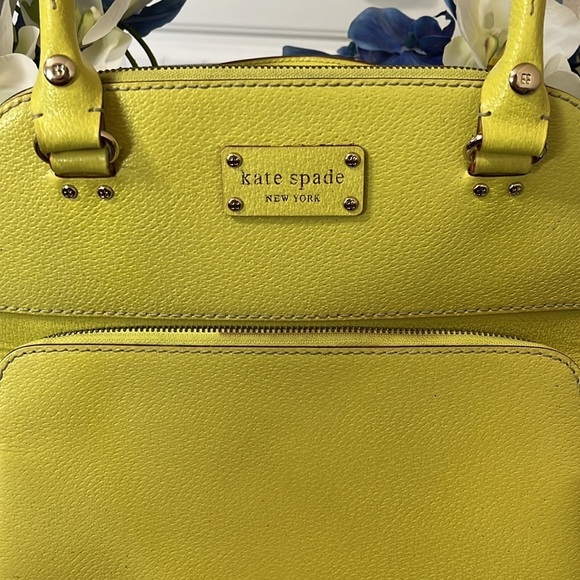 Kate Spade Wellesley Maeda Satchel, Sultan Yellow, Vintage - Picture 3 of 13